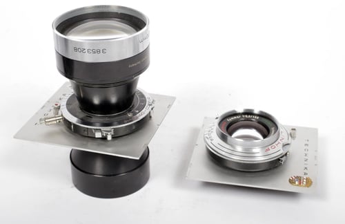 Image of Linhof Super Technika IIIP 4X5 field camera w/ 150mm+270mm lenses +film +holders #0398