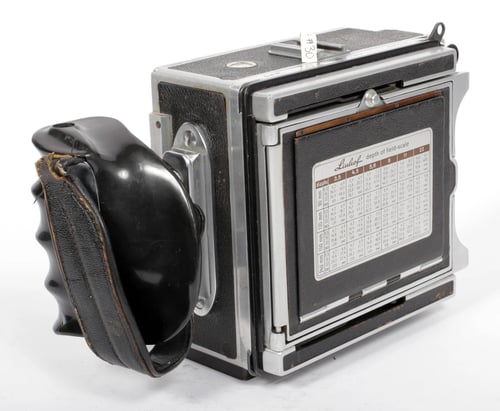 Image of Linhof Super Technika IIIP 4X5 field camera w/ 150mm+270mm lenses +film +holders #0398