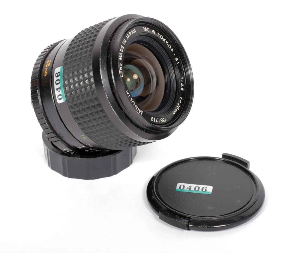 Image of Minolta MC W.ROKKOR-SI 28mm f2.5 lens #0406