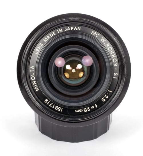 Image of Minolta MC W.ROKKOR-SI 28mm f2.5 lens #0406