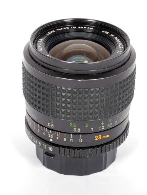 Image of Minolta MC W.ROKKOR-SI 28mm f2.5 lens #0406