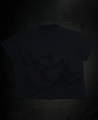 Image 1 of ABSTRACT TEE [NAVY SMOKE]