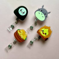 Image 1 of Ghibli Retractable Reel Badges