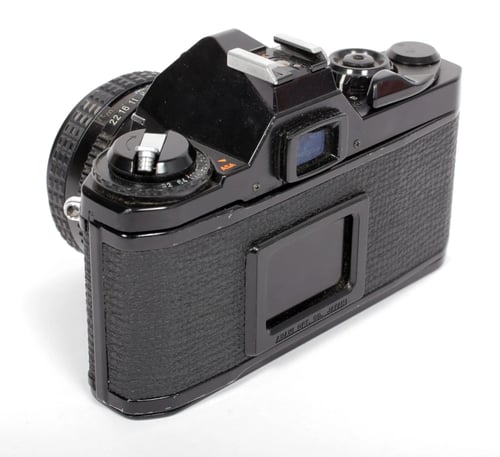 Image of Pentax MV-1 35mm SLR Film Camera with 50mm F2 SMC A lens #0407
