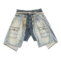 Image 3 of Stacked Wrangler Denim Shorts
