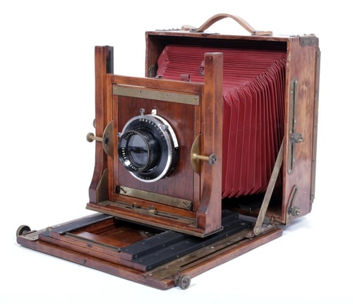Image of Folmer Schwing Century Universal 8X10 Field camera with 300mm lens + holder #0411