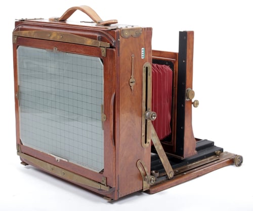 Image of Folmer Schwing Century Universal 8X10 Field camera with 300mm lens + holder #0411