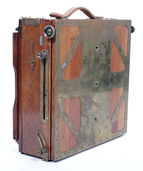 Image of Folmer Schwing Century Universal 8X10 Field camera with 300mm lens + holder #0411