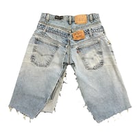Image 2 of Stacked Levis Denim Shorts