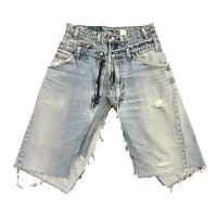 Image 1 of Stacked Levis Denim Shorts