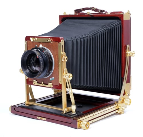 Image of Tachihara light 8X10 Field camera with 300mm F5.6 MC lens + holder #0418