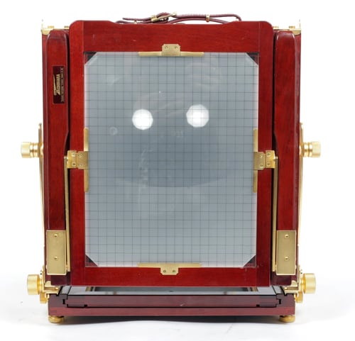 Image of Tachihara light 8X10 Field camera with 300mm F5.6 MC lens + holder #0418