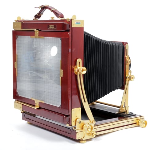 Image of Tachihara light 8X10 Field camera with 300mm F5.6 MC lens + holder #0418