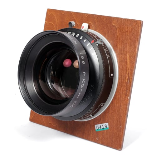 Image of Tachihara light 8X10 Field camera with 300mm F5.6 MC lens + holder #0418