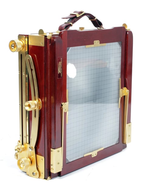 Image of Tachihara light 8X10 Field camera with 300mm F5.6 MC lens + holder #0418