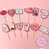 Image 1 of Custom Sabrina Inspired Cupcake Toppers *PERSONALIZED* Options 12ct or 24ct