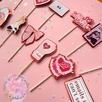 Image 3 of Custom Sabrina Inspired Cupcake Toppers *PERSONALIZED* Options 12ct or 24ct