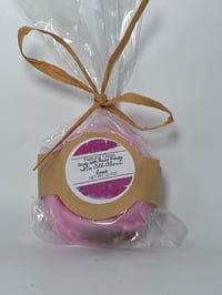 Image 3 of It’s All About Rose Massage Body Bar with dried rose petals and buds 