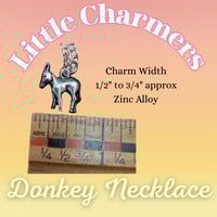 Image 3 of Little Charmers Donkey Necklace
