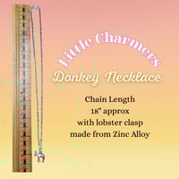 Image 5 of Little Charmers Donkey Necklace