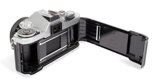 Image of Canon AV-1 35mm SLR Film Camera with 50mm F1.8 lens TESTED #0421