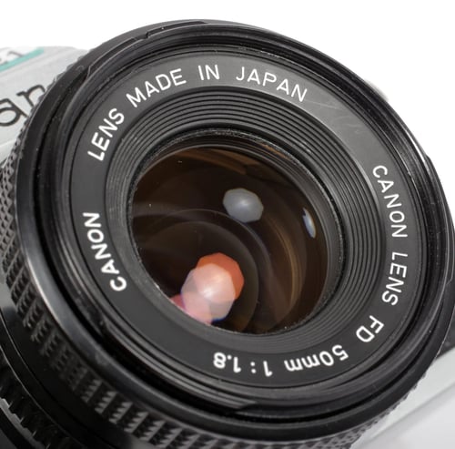 Image of Canon AV-1 35mm SLR Film Camera with 50mm F1.8 lens TESTED #0421