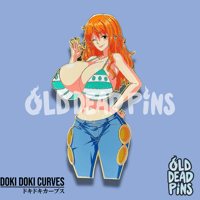 Image 3 of Doki Doki Nami Enamel Pin