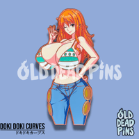Image 1 of Doki Doki Nami Enamel Pin