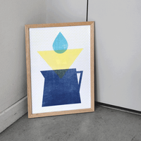 Poster – Filter coffee yellow