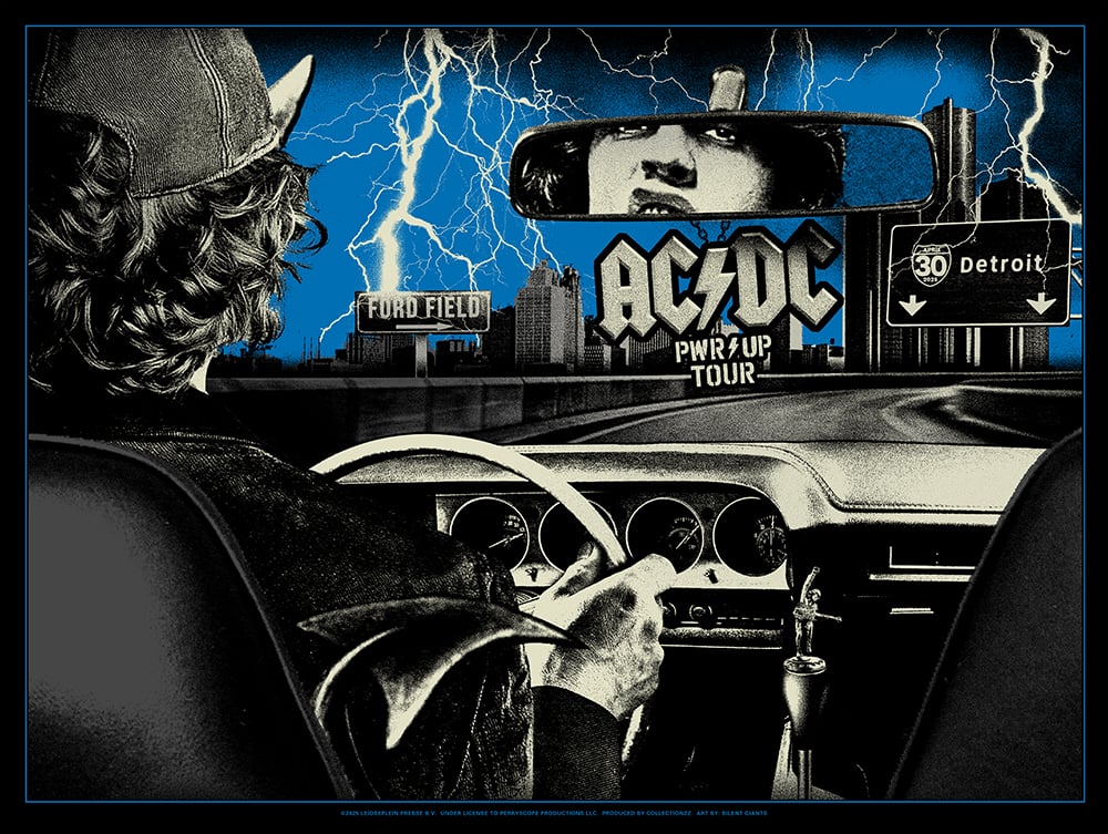 AC/DC - Detroit - 2025 - Exclusive Lions Blue