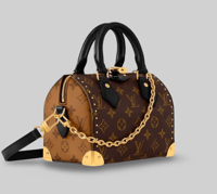 Image 4 of Icon Legacy Chain Satchel – Heritage Stud Series