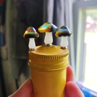Image 1 of Tiny magnetic tie dye mushrooms 