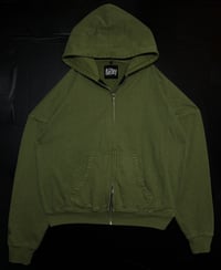 Image 1 of BASIC ZIP UP [OLIVE]