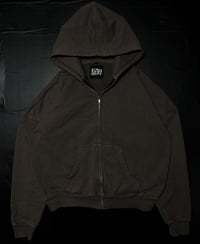 Image 1 of BASIC ZIP UP [MOCHA]