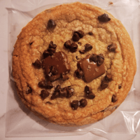 Image 1 of Brown Butter Chocolate Chip Cookies with a Sea Salt Finish 6 Jumbo Cookies