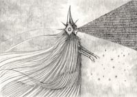'Bird Goddess' Original Drawing