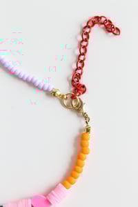 Image 3 of Hearts & Beads colorful bracelet with extender 2