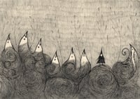 'Among the Birds' Original Drawing
