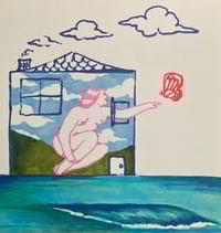 “Home For a Butterfly” marker Original 