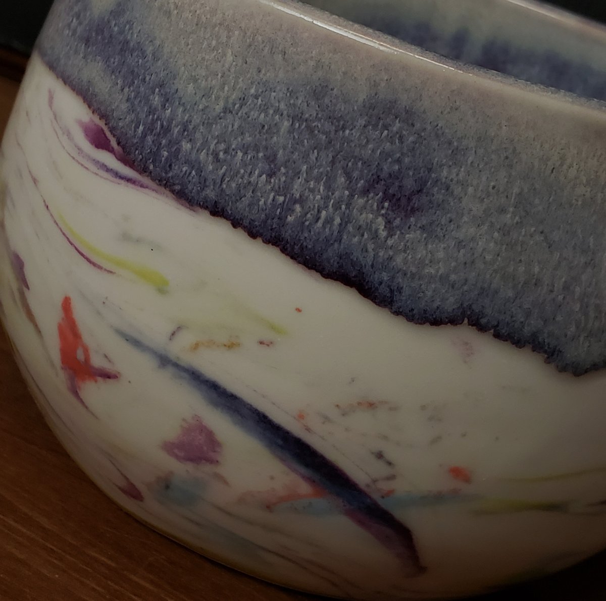 Image of 3 cup Marbled Snack Bowl with Snack Tongs 04202509