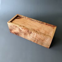 Image 1 of Box of Many Uses - Curly Figured Maple with Spalted Maple Trays