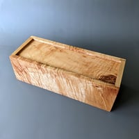 Image 2 of Box of Many Uses - Curly Figured Maple with Spalted Maple Trays