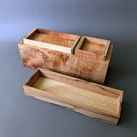 Image 5 of Box of Many Uses - Curly Figured Maple with Spalted Maple Trays