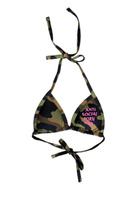 ANTI SOCIAL STAR CAMO BIKINI TOP