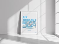 Image 3 of Sneaker Poster Air Jordan 1 UNC “Reimagined” 2025