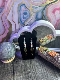 Image 4 of Pink and Light Blue Key Dangles 