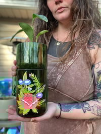 Image 1 of Spring Florals Upcycled Planter