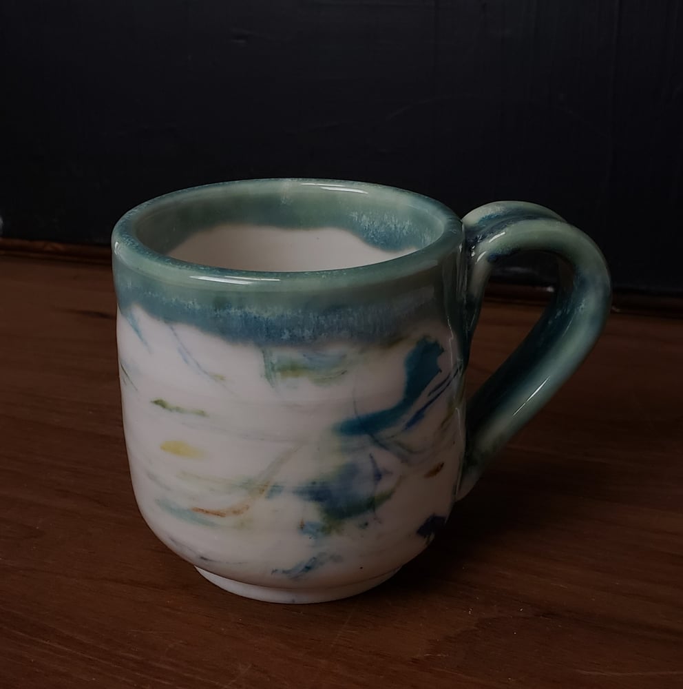 Image of 6 oz. Marbled Porcelain Cup 04202501