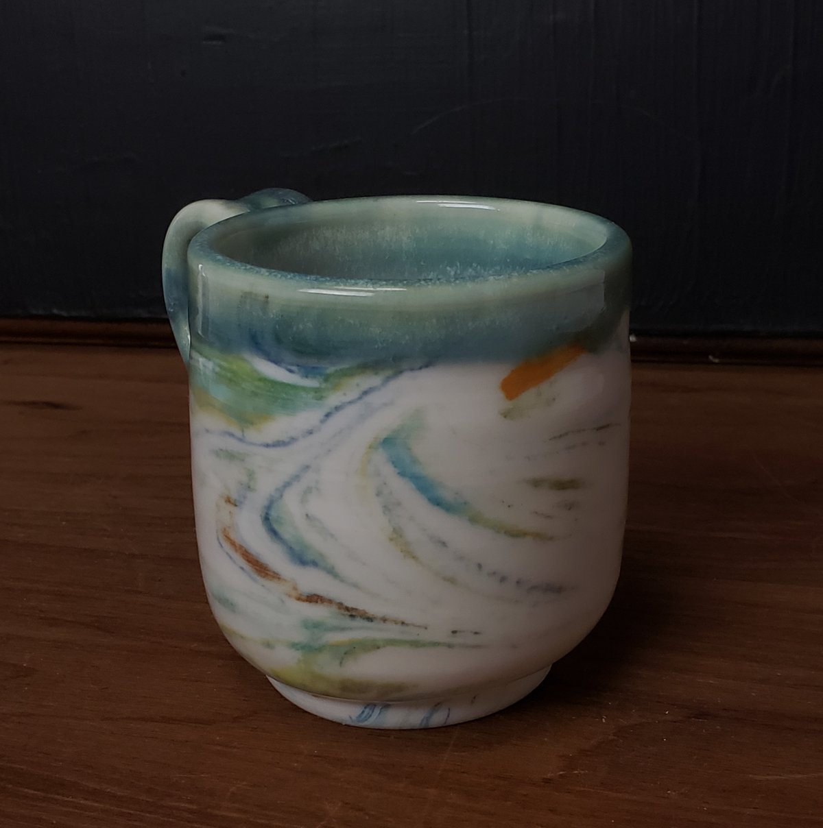 Image of 6 oz. Marbled Porcelain Cup 04202501