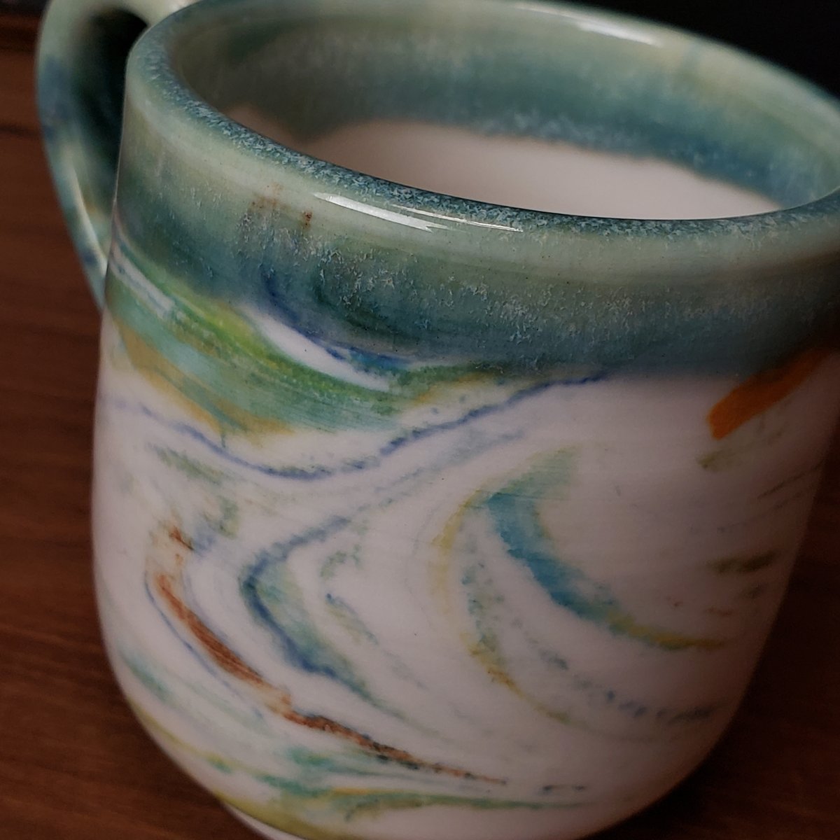 Image of 6 oz. Marbled Porcelain Cup 04202501